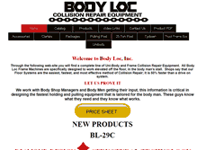 Tablet Screenshot of bodyloc.com